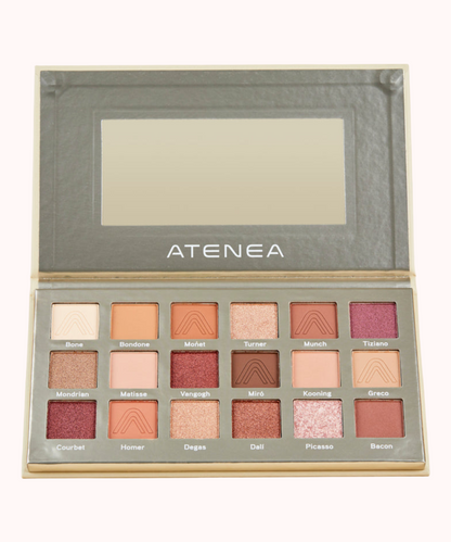 ATENEA PALETA DE SOMBRAS 18 TONOS ART DECO